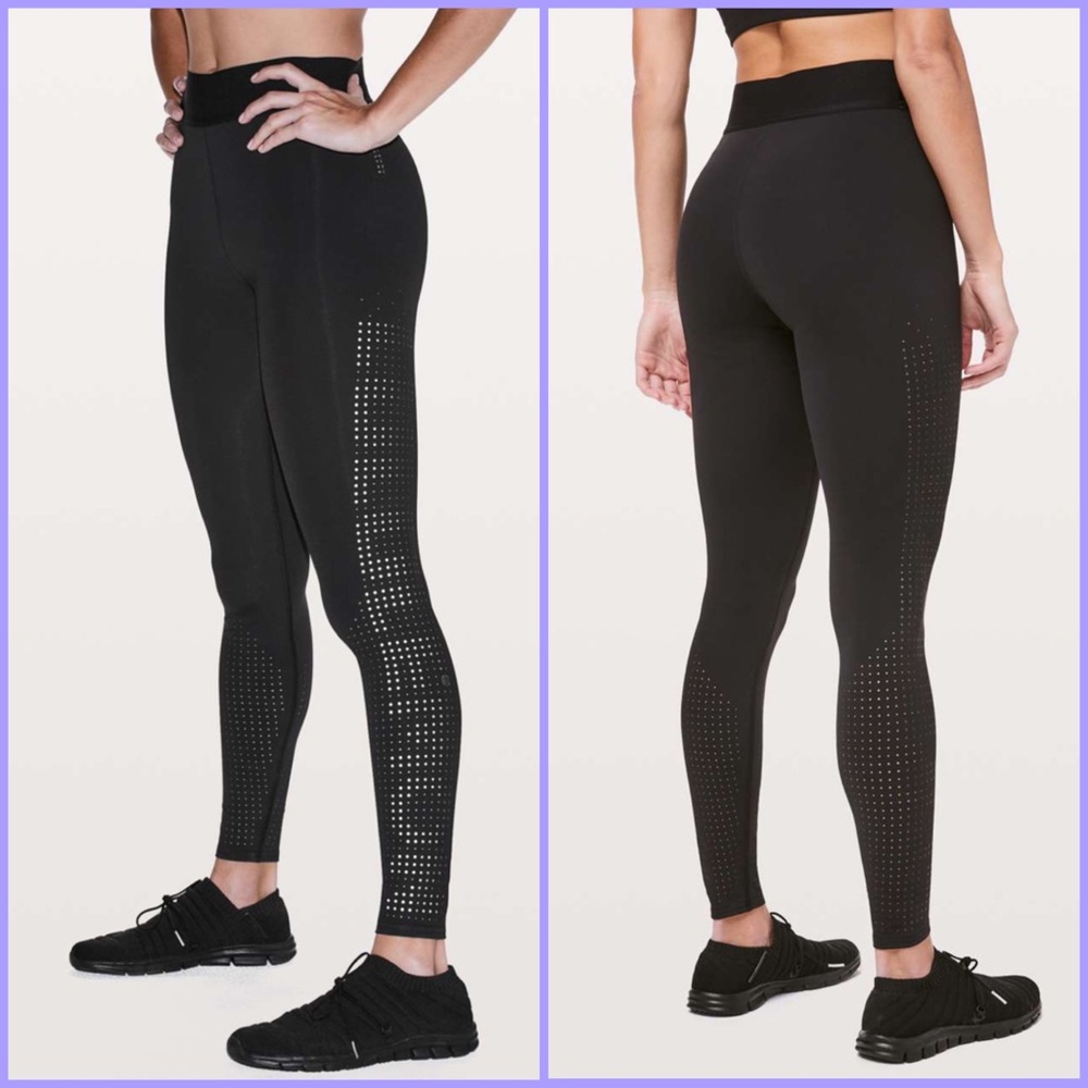 Authentic Lululemon Ride & Reflect Soul Cycle Leggings